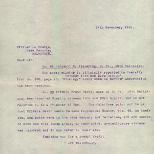 Soldier packet page