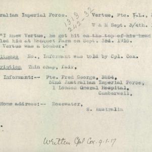 Soldier packet page