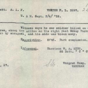 Soldier packet page