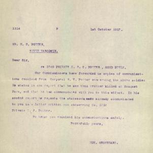 Soldier packet page