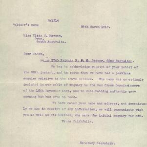 Soldier packet page