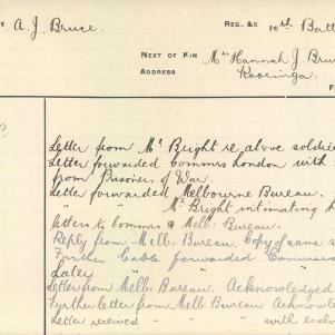 Soldier packet page