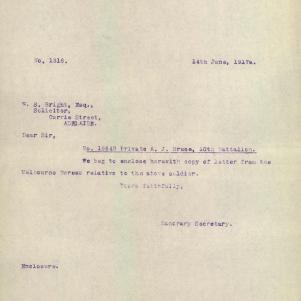 Soldier packet page