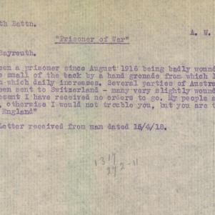 Soldier packet page