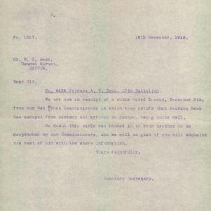 Soldier packet page