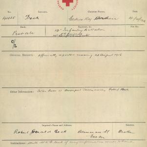 Soldier packet page