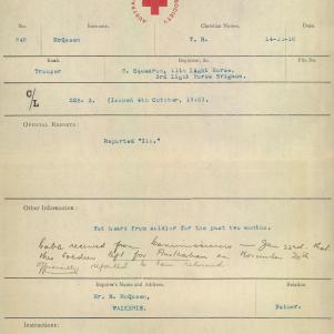 Soldier packet page