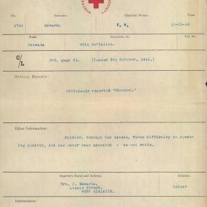 Soldier packet page