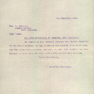 Soldier packet page