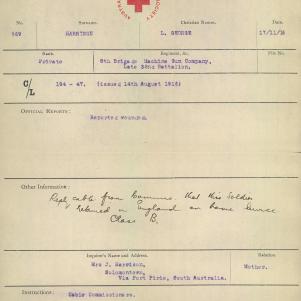 Soldier packet page