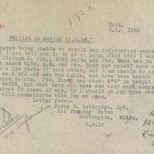 Soldier packet page