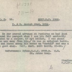 Soldier packet page