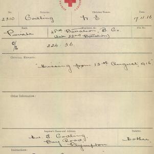 Soldier packet page
