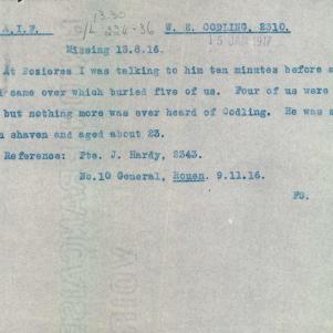 Soldier packet page