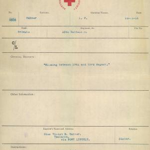 Soldier packet page