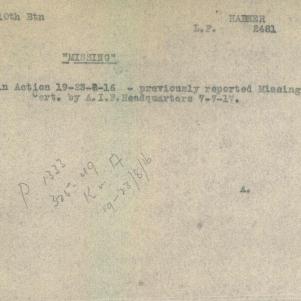 Soldier packet page