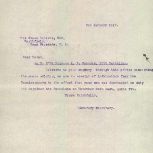 Soldier packet page