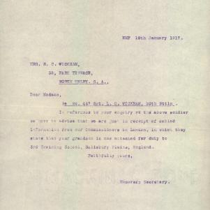 Soldier packet page