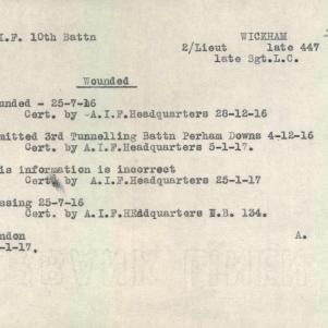 Soldier packet page