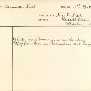 Soldier packet page