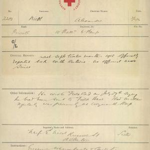 Soldier packet page