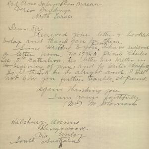 Soldier packet page