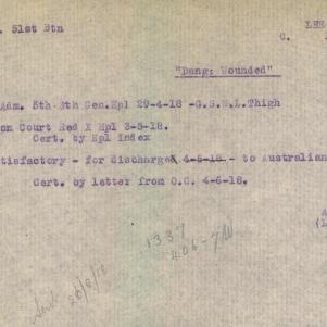 Soldier packet page
