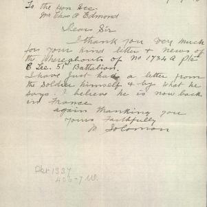 Soldier packet page