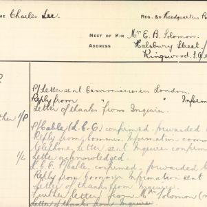 Soldier packet page