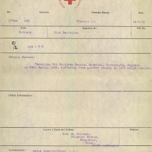 Soldier packet page