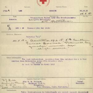 Soldier packet page