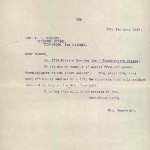 Soldier packet page