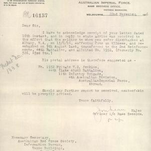 Soldier packet page