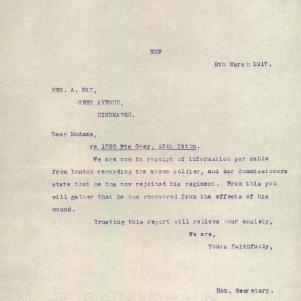 Soldier packet page