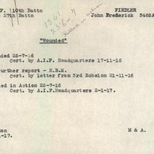 Soldier packet page