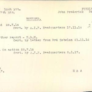 Soldier packet page