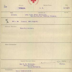 Soldier packet page