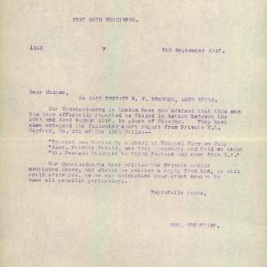 Soldier packet page