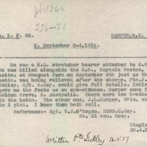 Soldier packet page