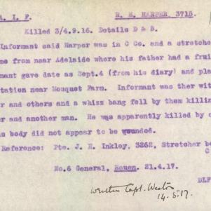 Soldier packet page