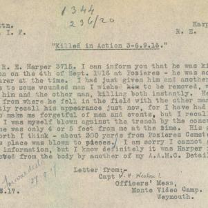 Soldier packet page