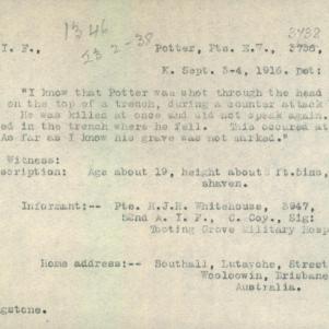 Soldier packet page