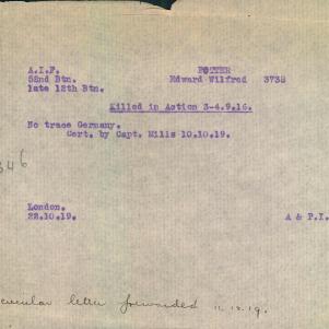Soldier packet page