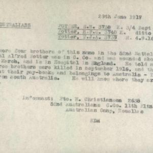 Soldier packet page