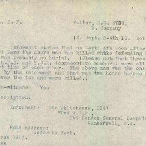 Soldier packet page