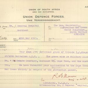 Soldier packet page