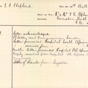 Soldier packet page