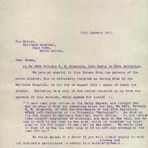 Soldier packet page