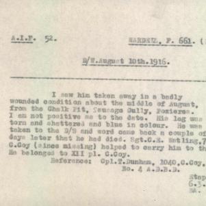 Soldier packet page