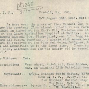 Soldier packet page